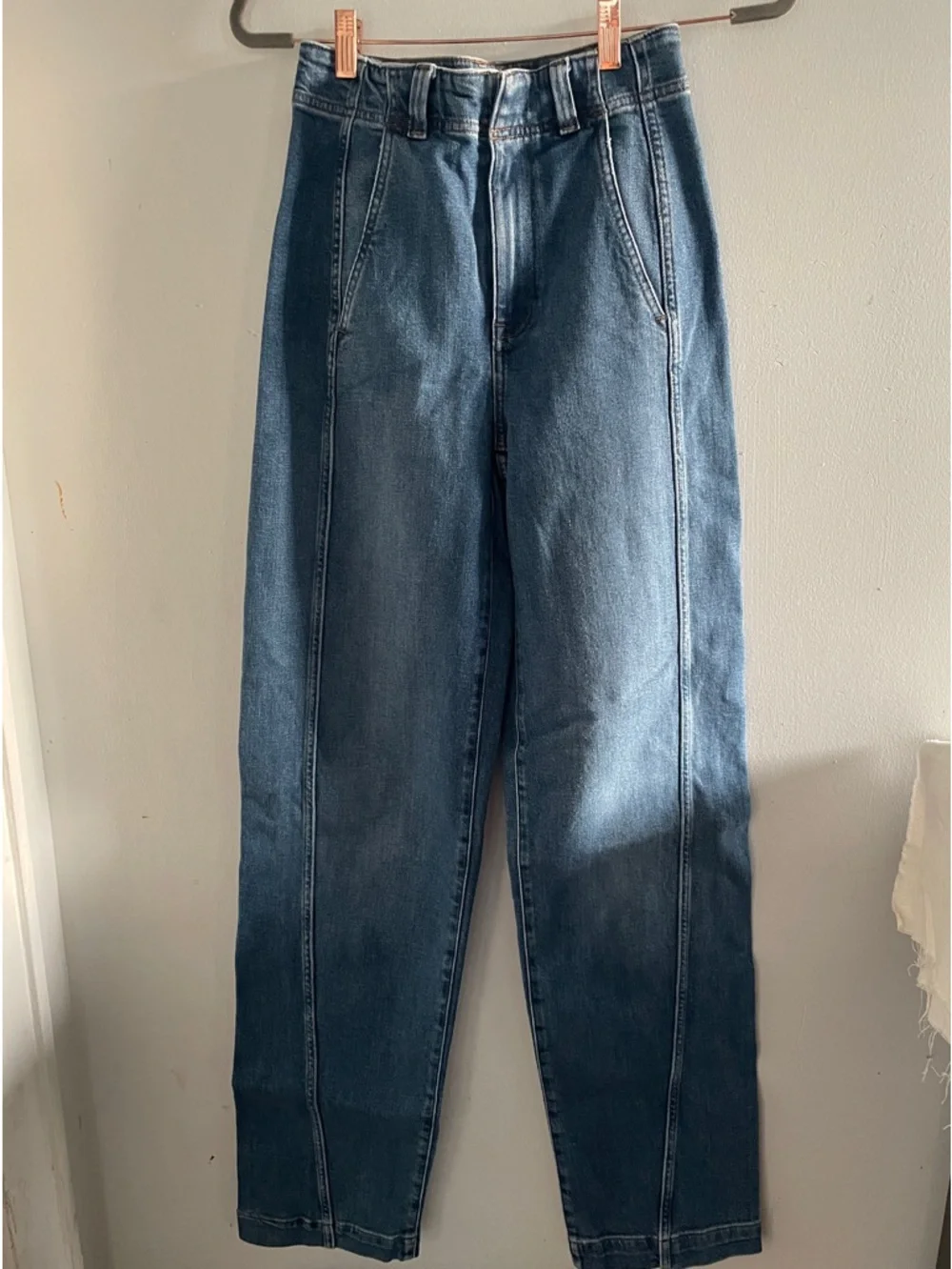 NWT madewell  Classic High-Rise Wide-Leg Women’s Jeans - Blue - Picture 2 of 5